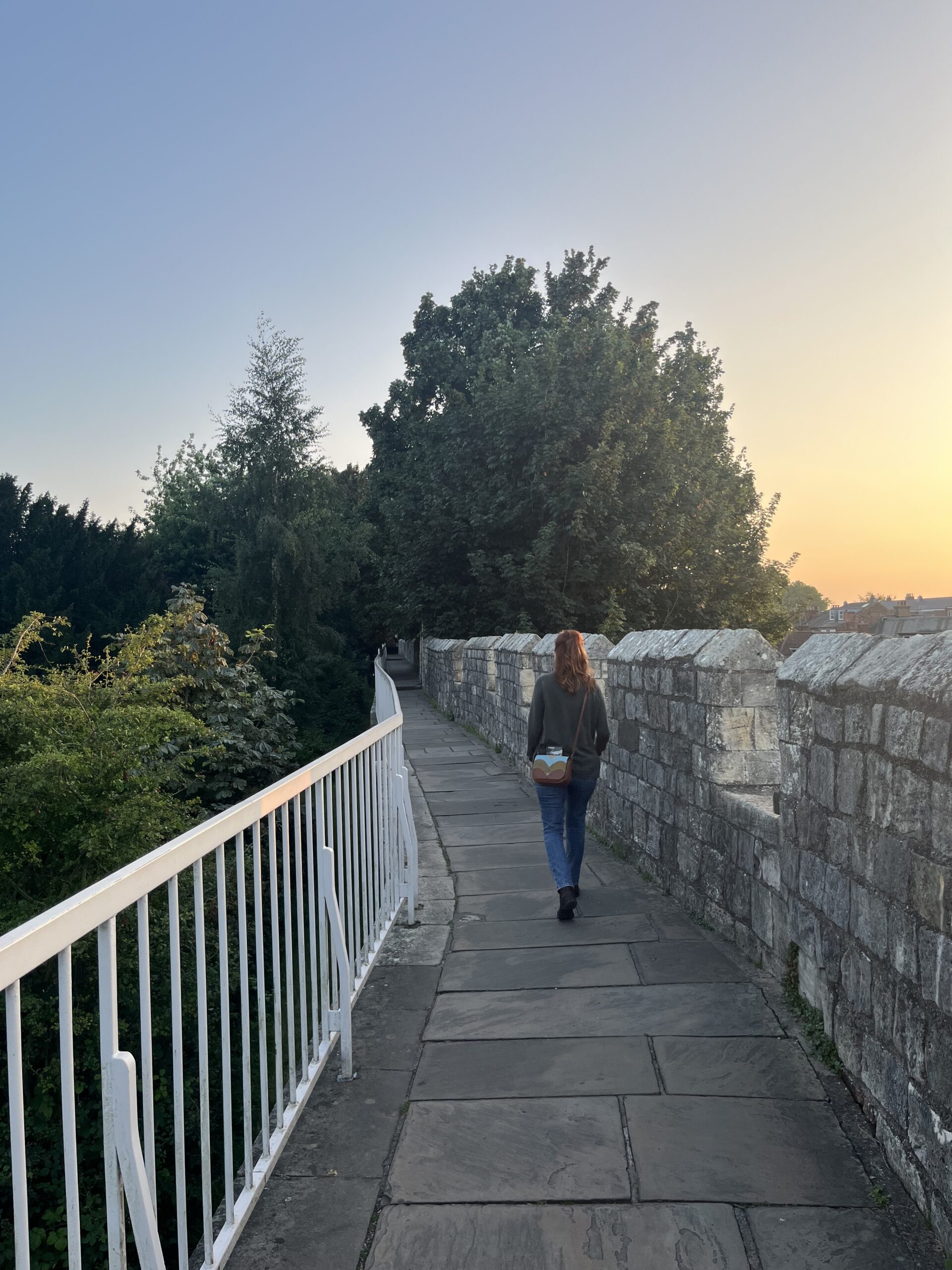 Meandering the Roman walls of York